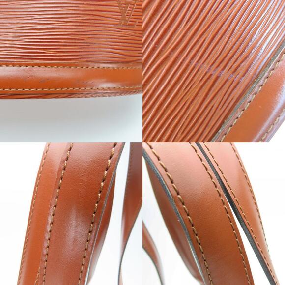 LOUIS VUITTON Brown Leather Tote Bag - Picture 5 of 11